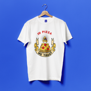 Тениска - In Pizza We Trust